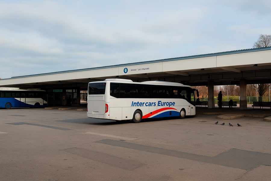 Фасад Вильнюсского автовокзала