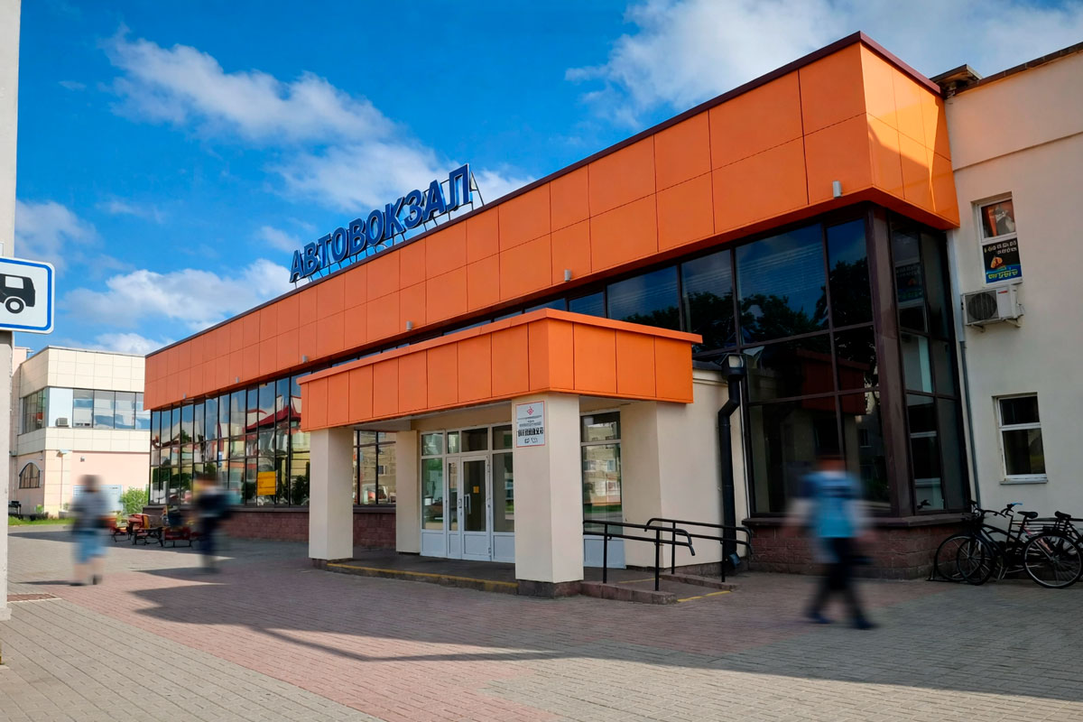 Автовокзал Полоцк на улице Октябрьской — центральная автостанция города