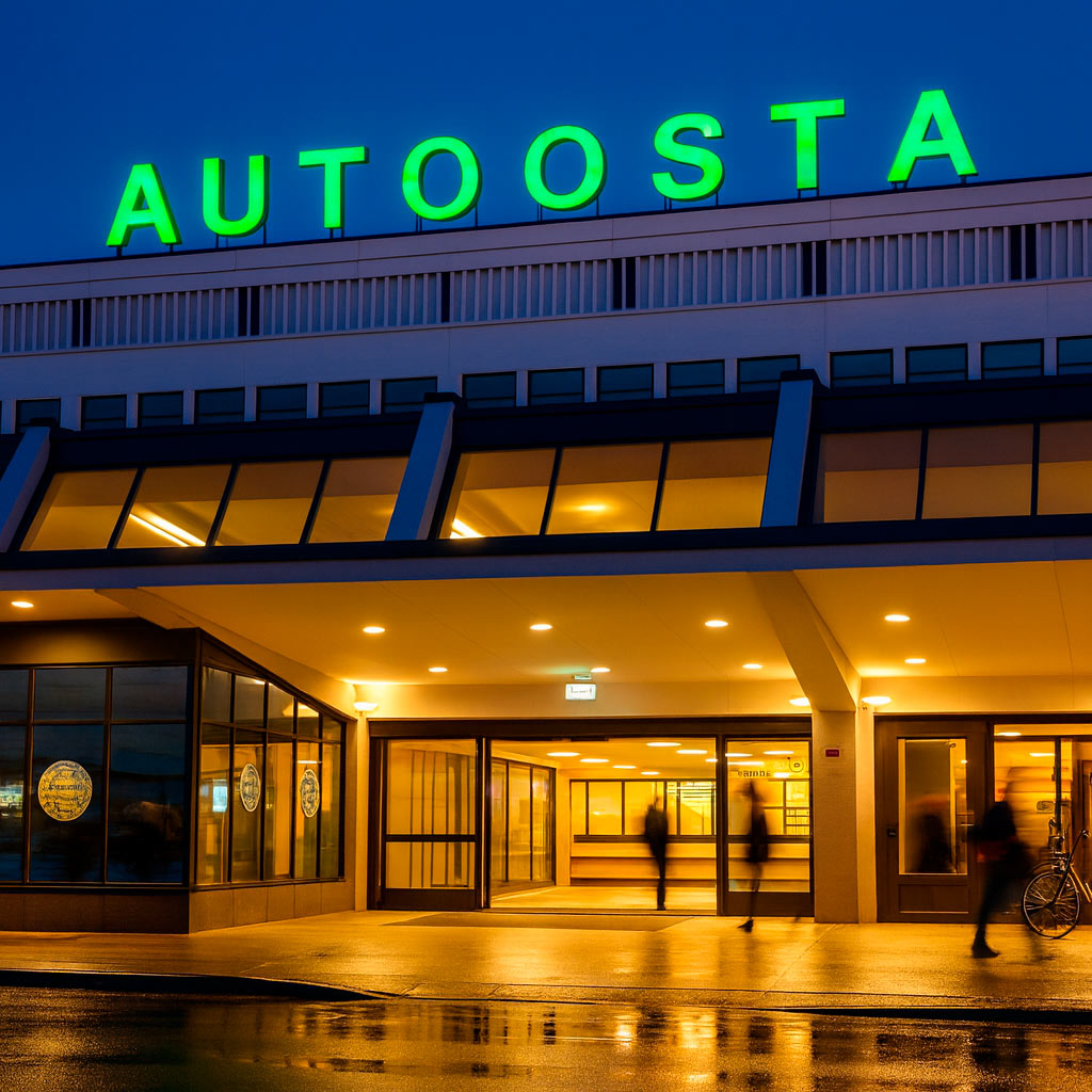 Фасад Рижского международного автовокзала на Prāgas iela 1