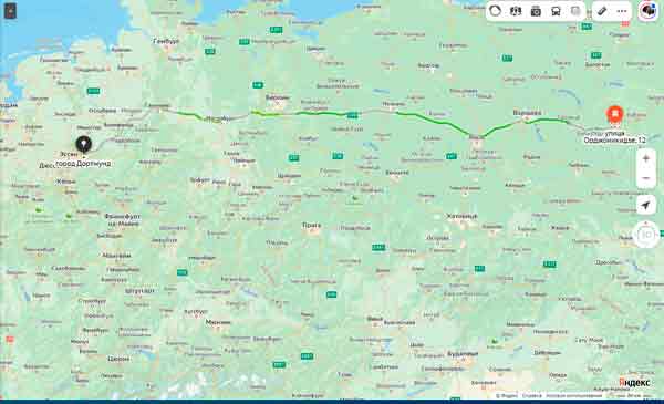 маршрут автобуса Брест Дортмунд