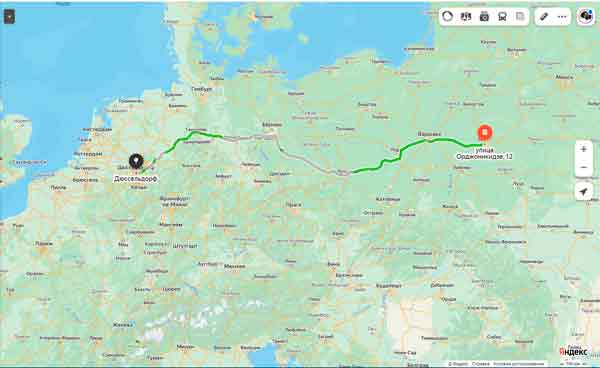 маршрут автобуса Брест Дюссельдорф