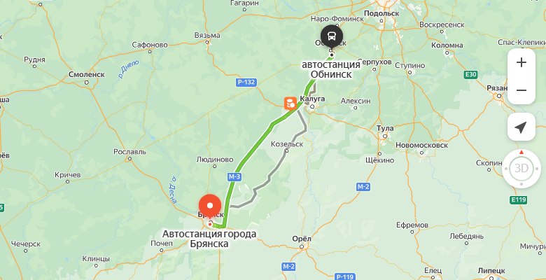 маршрут автобуса Остров – Санкт-Петербург