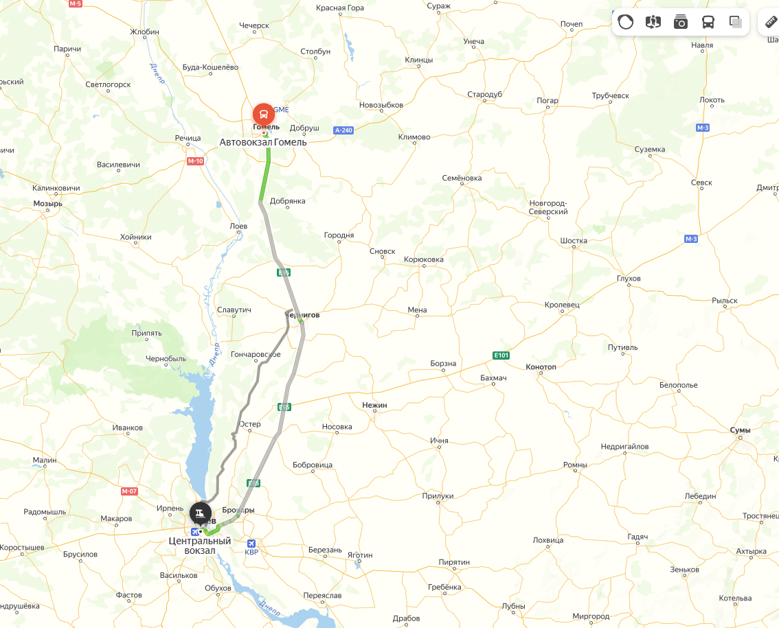 ГОМЕЛЬ - КИЕВ