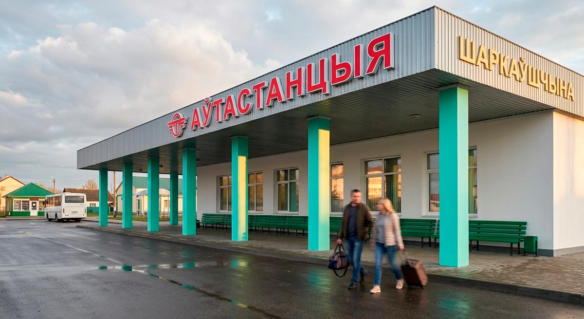 Автостанция Шарковщина вход главный